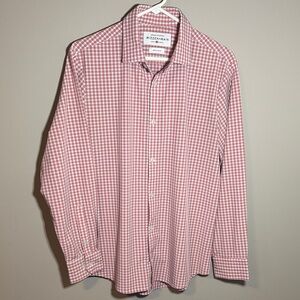 Mizzen+Main Men's Red Gingham Button-Down Shirt